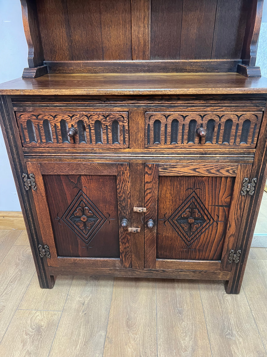 Vintage Oak Welsh Dresser (SKU034)