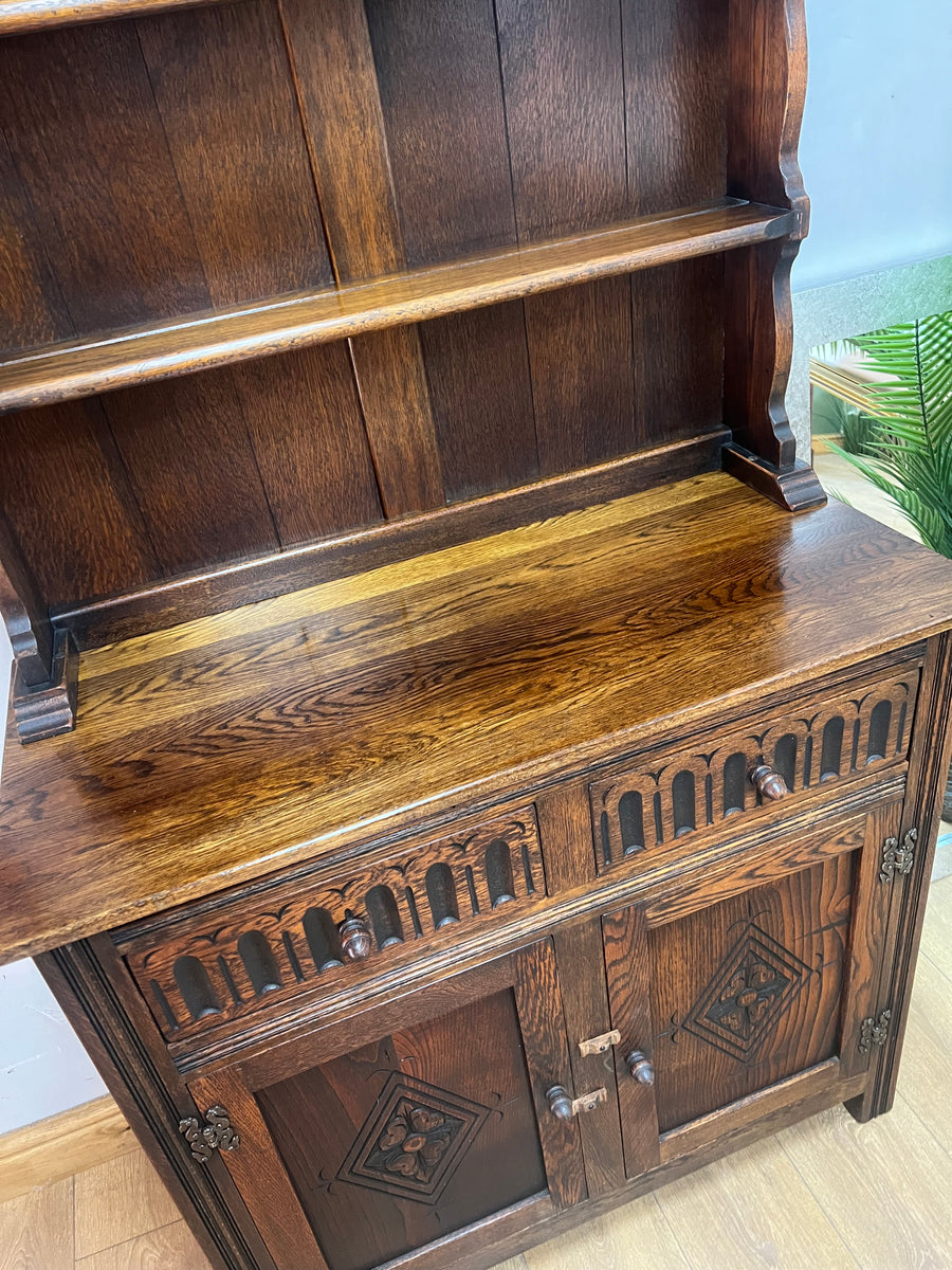 Vintage Oak Welsh Dresser (SKU034)