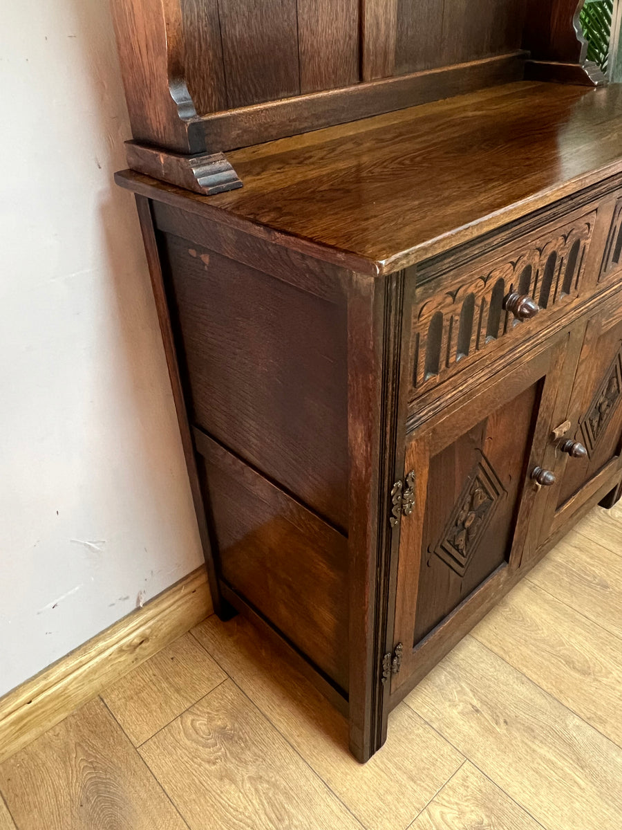 Vintage Oak Welsh Dresser (SKU034)