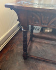 Antique Carved Oak Console Table Jacobean Style (SKU93)