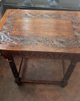 Antique Carved Oak Console Table Jacobean Style (SKU93)