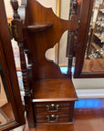 Edwardian Mahogany Triple Mirror Dressing Table (SKU157)