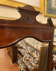 Edwardian Mahogany Triple Mirror Dressing Table (SKU157)