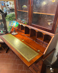 Vintage Mahogany Double Dome Bureau Bookcase (SKU128)