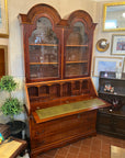 Vintage Mahogany Double Dome Bureau Bookcase (SKU128)