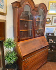 Vintage Mahogany Double Dome Bureau Bookcase (SKU128)