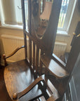 Antique Oak Hall Stand (SKU231)