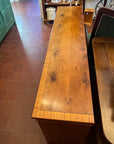 Long Yew Wood Vintage Bookcase  (SKU133)