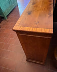 Long Yew Wood Vintage Bookcase  (SKU133)