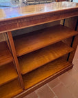 Long Yew Wood Vintage Bookcase  (SKU133)