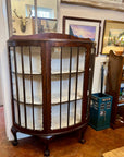 Edwardian Bow Fronted Display Cabinet (SKU87)