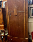 Art Deco Oak Small Wardrobe (SKU158)