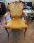 Vintage French Style Carved Ornate Armchair (SKU254)