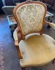 Vintage French Style Carved Ornate Armchair (SKU254)