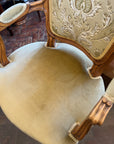 Vintage French Style Carved Ornate Armchair (SKU254)