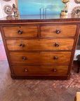 Large Victorian Mahogany Chest Drawers (SKU164)