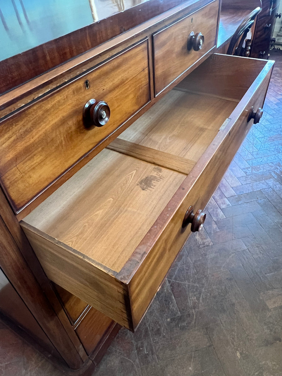 Large Victorian Mahogany Chest Drawers (SKU164)