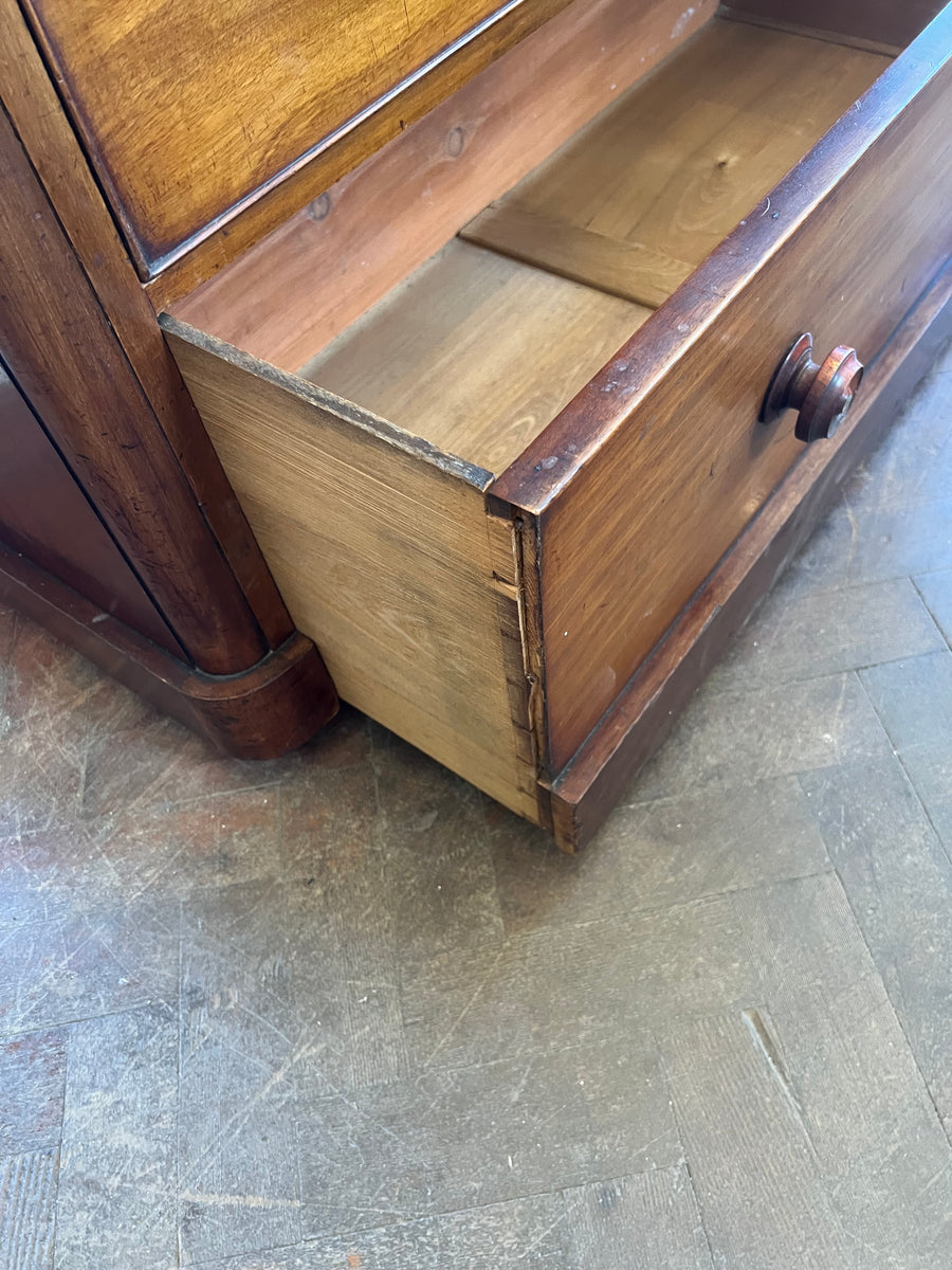 Large Victorian Mahogany Chest Drawers (SKU164)