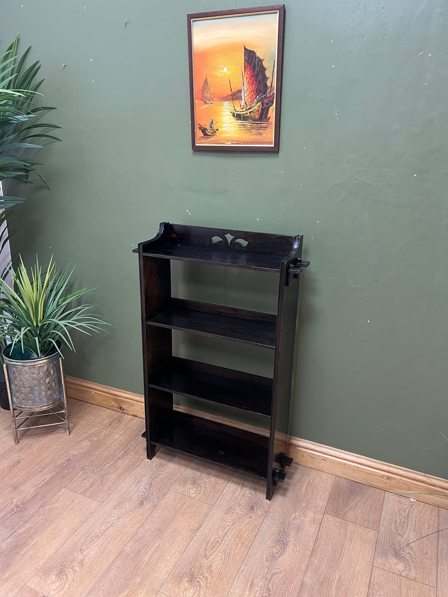 Arts & Crafts Style Oak Open Bookcase Peg Fittings (SKU126)