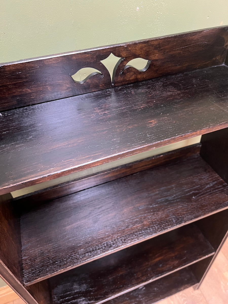 Arts & Crafts Style Oak Open Bookcase Peg Fittings (SKU126)