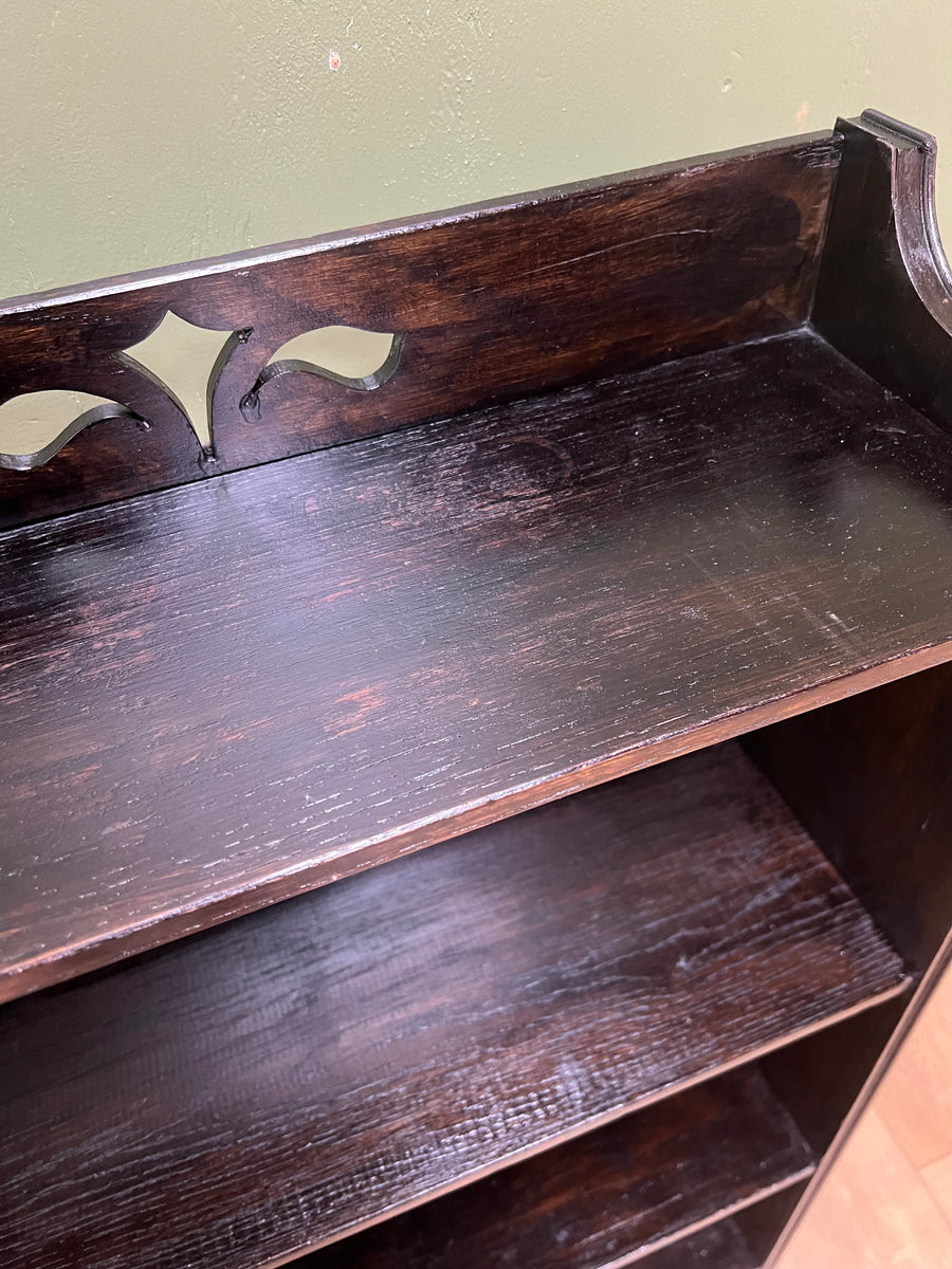 Arts & Crafts Style Oak Open Bookcase Peg Fittings (SKU126)