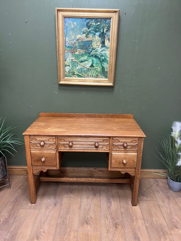 Vintage Oak Dressing Table /Writing Desk (SKU163)