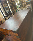 Antique Campaign Trunk Chest  (SKU236)