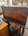 Antique Campaign Trunk Chest  (SKU236)
