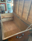 Antique Campaign Trunk Chest  (SKU236)