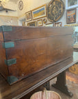 Antique Campaign Trunk Chest  (SKU236)