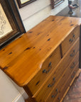 Vintage Pine Chest Drawers Two Over Three Drawers (SKU159)