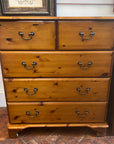 Vintage Pine Chest Drawers Two Over Three Drawers (SKU159)