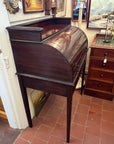 Antique Edwardian Roll Top Desk With Key (SKU129)