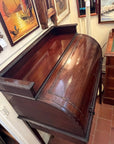 Antique Edwardian Roll Top Desk With Key (SKU129)