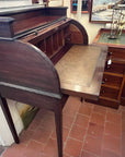 Antique Edwardian Roll Top Desk With Key (SKU129)