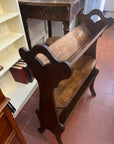 Arts & Crafts Antique Oak Double Book Trough (SKU74)