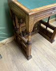 Antique Oak Davenport Style Desk (SKU148)