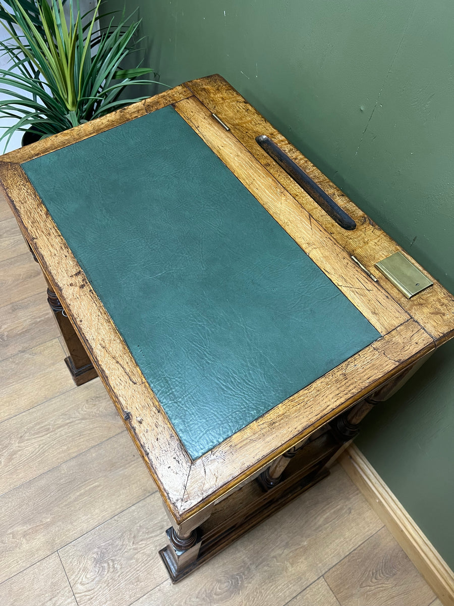 Antique Oak Davenport Style Desk (SKU148)