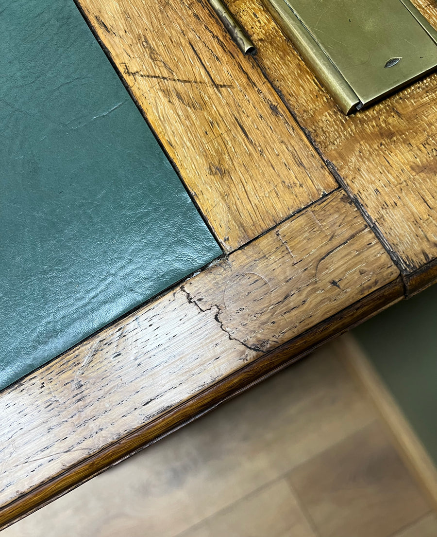 Antique Oak Davenport Style Desk (SKU148)