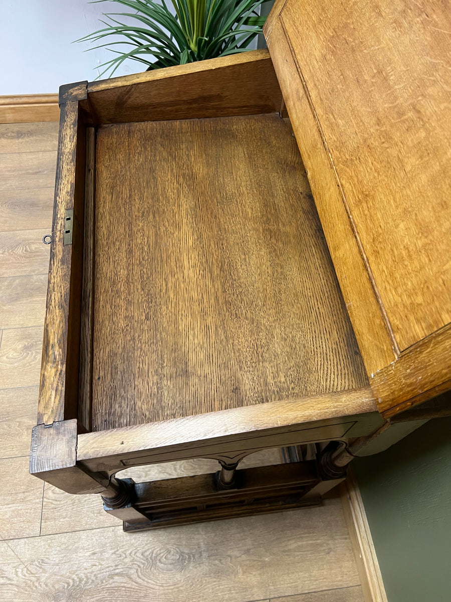 Antique Oak Davenport Style Desk (SKU148)