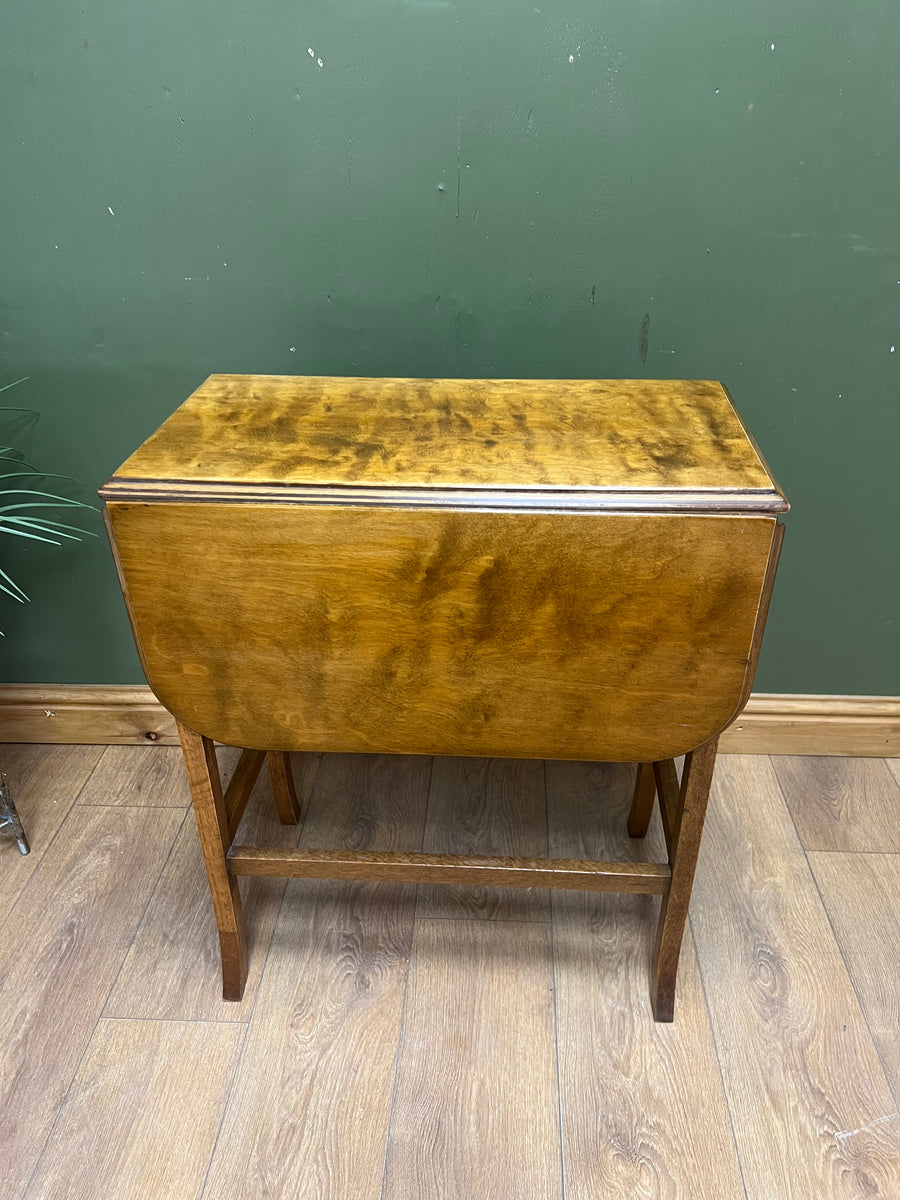 Antique Small Drop Leaf Extending Swivel Top Dining Table (SKU33)
