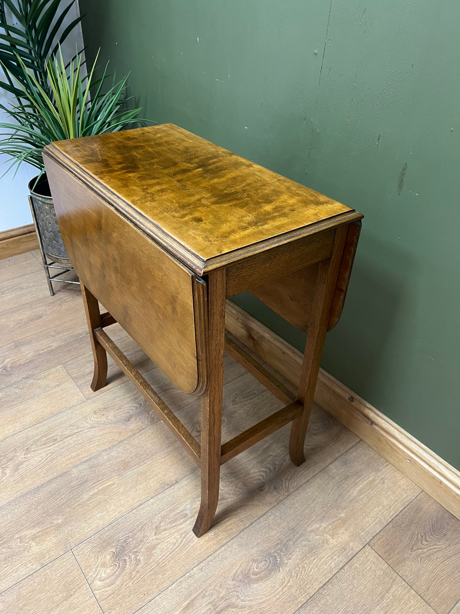 Antique Small Drop Leaf Extending Swivel Top Dining Table (SKU33)