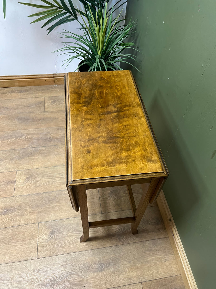 Antique Small Drop Leaf Extending Swivel Top Dining Table (SKU33)