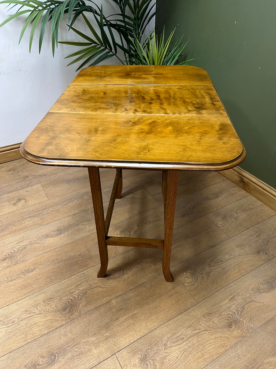 Antique Small Drop Leaf Extending Swivel Top Dining Table (SKU33)