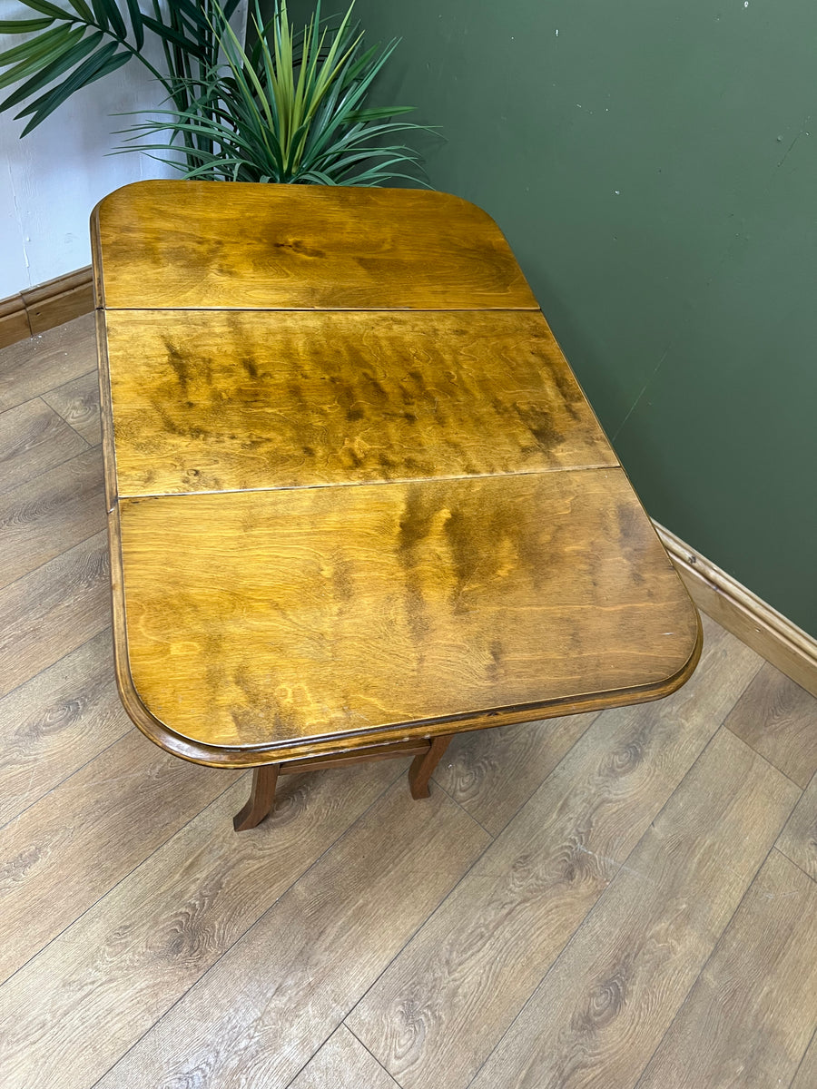 Antique Small Drop Leaf Extending Swivel Top Dining Table (SKU33)