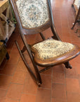 Antique Victorian Folding Rocking Chair (SKU226)