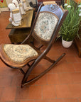 Antique Victorian Folding Rocking Chair (SKU226)