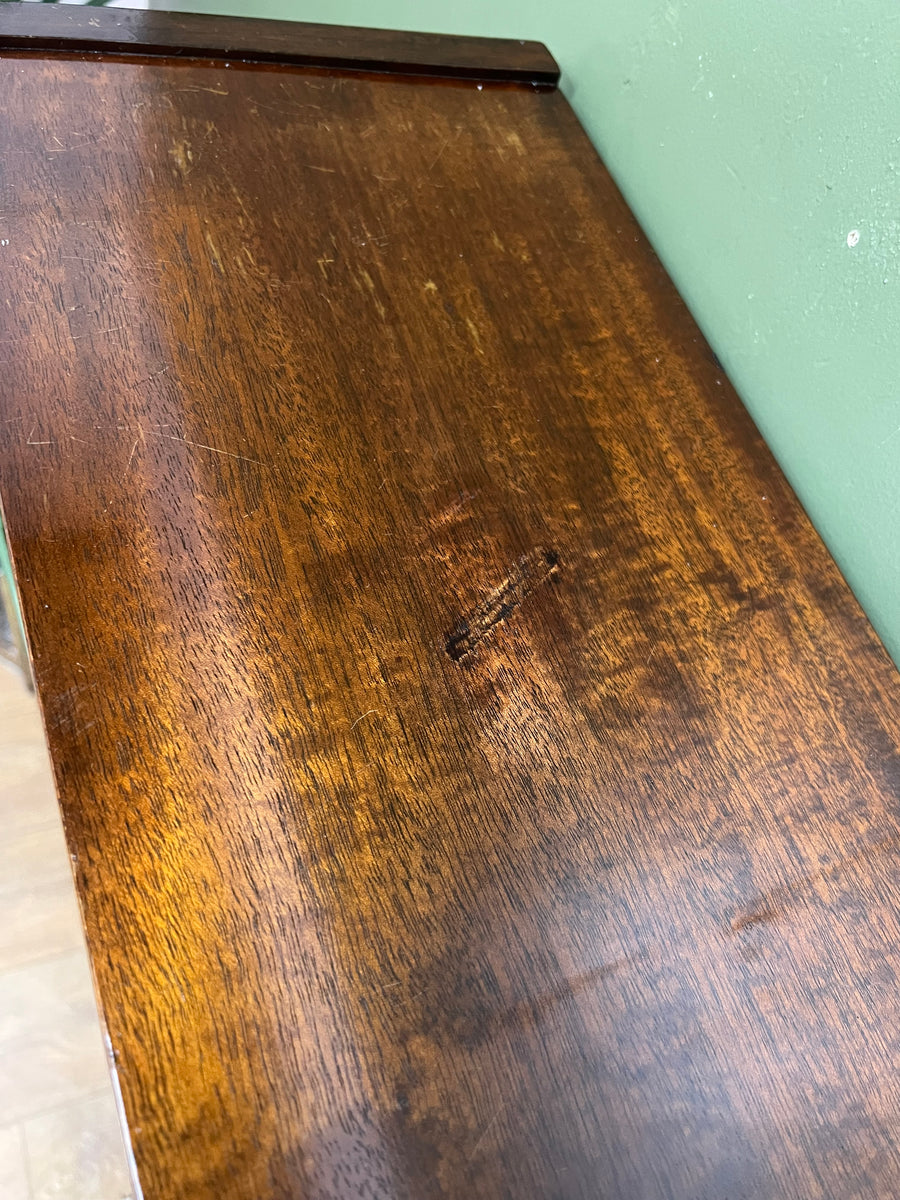 Antique Mahogany Glazed Bookcase 4 Shelves (SKU134)