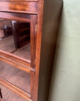 Antique Mahogany Glazed Bookcase 4 Shelves (SKU134)