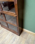 Antique Mahogany Glazed Bookcase 4 Shelves (SKU134)